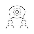 Team vector icon set. Teamwork illustration sign collection. Development symbol. Progress logo.