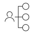 Team vector icon set. Teamwork illustration sign collection. Development symbol. Progress logo.