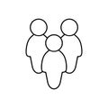 Team vector icon set. Teamwork illustration sign collection. Development symbol. Progress logo.