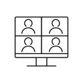 Team vector icon set. Teamwork illustration sign collection. Development symbol. Progress logo.