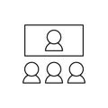 Team vector icon set. Teamwork illustration sign collection. Development symbol. Progress logo.