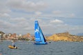 Sailing Boat Yacht Racing-Team Vestas Wind Royalty Free Stock Photo