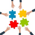 Team work concept Royalty Free Stock Photo