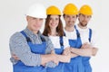 Team of workmen Royalty Free Stock Photo