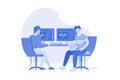 Team Writes Code Programming For App Or Website