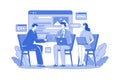 Team Writes Code Programming For App Or Website