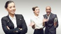 Team of young successful business people Royalty Free Stock Photo