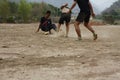 teams of teenage and young boys playing soccer