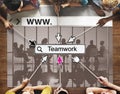 Teamwork Alliance Agreement Company Team Concept Royalty Free Stock Photo