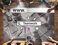 Teamwork Alliance Agreement Company Team Concept Royalty Free Stock Photo