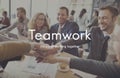 Teamwork Alliance Collaboration Company Team Concept Royalty Free Stock Photo