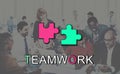 Teamwork Alliance Collaboration Connection Concept Royalty Free Stock Photo