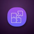 Teamwork app icon Royalty Free Stock Photo