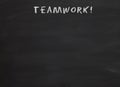 Teamwork on blackboard