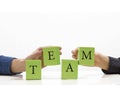 Teamwork, business concept