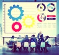 Teamwork Collaboration Strategy Business Marketing Concept Royalty Free Stock Photo