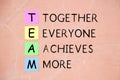 Teamwork concept