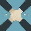 Teamwork concept vector illustration