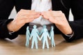 Teamwork Concept On Wooden Desk Royalty Free Stock Photo