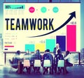 Teamwork Corporate Collaboration Connection Partnership Concept