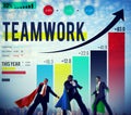 Teamwork Corporate Collaboration Connection Partnership Concept Royalty Free Stock Photo