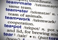 Teamwork Defined Royalty Free Stock Photo