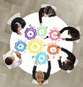 Teamwork and integration concept Royalty Free Stock Photo