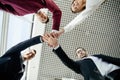 Teamwork Join Hands Support Together Concept. Team building. Royalty Free Stock Photo