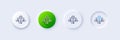Teamwork line icon. Remote office sign. Line icons. Vector