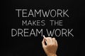 Teamwork Makes The Dream Work Royalty Free Stock Photo