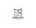 Teamwork Management People Group Logo Royalty Free Stock Photo