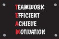 Teamwork meaning word text sign