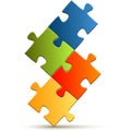 teamwork Puzzle Royalty Free Stock Photo