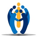 Teamwork social people logo