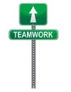 Teamwork Street sign