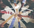 Teamwork Team Building Spirit Togetherness Concept Royalty Free Stock Photo