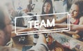 Teamwork Team Building Spirit Togetherness Concept Royalty Free Stock Photo