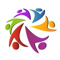 Teamwork unity logo