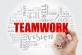 TEAMWORK word cloud collage Royalty Free Stock Photo