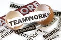 Teamworks Royalty Free Stock Photo