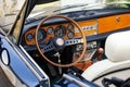 Internal detail of the FIAT Spider 2000 Pininfarina