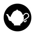 Teapot asian isolated icon