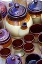 Teapot ceramics flea market Royalty Free Stock Photo