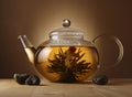 Teapot with Chinese tea