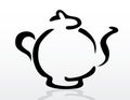 Teapot and cup Royalty Free Stock Photo