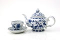 Teapot with cup