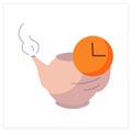 Teapot flat icon