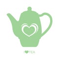 Teapot with heart