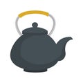 Teapot hot drink japan icon graphic