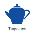 The teapot icon. Tea symbol.